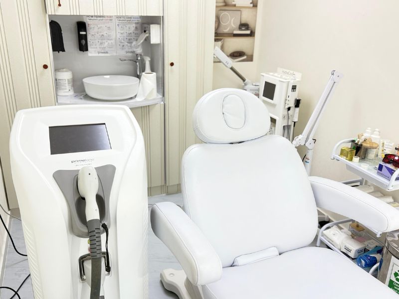 Laser treatment room