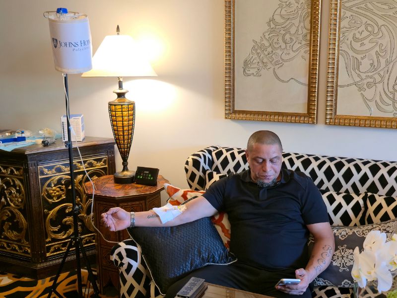 IV and NAD+ drip therapy at Johns Hopkins Polyclinic, Silicon Oasis