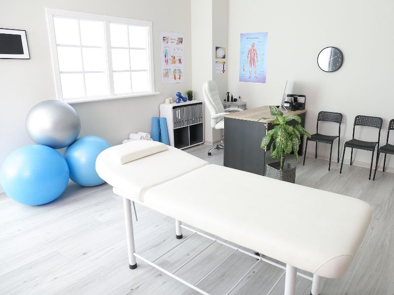 Physiotherapy and rehabilitation space